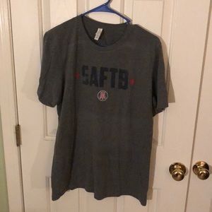 Adult Large Dark Grey Barstool SAFTB T-shirt